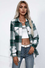 Load image into Gallery viewer, Plaid Button Up Flannel Shirt
