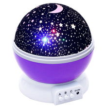 Load image into Gallery viewer, Universal Star Light Rotating Projector Lamp for Kids Bedroom