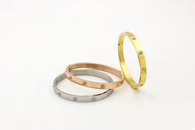 Load image into Gallery viewer, Beautiful Lovers Bracelets: Stainless Steel Bangles and Bangles Golden