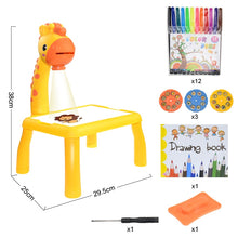 Load image into Gallery viewer, NEW Children Led Projector Art Drawing Table Toys Kids Painting Board Desk Arts Crafts Educational Learning Paint Tools