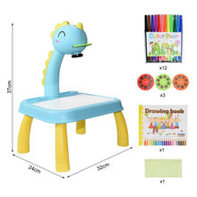 Load image into Gallery viewer, NEW Children Led Projector Art Drawing Table Toys Kids Painting Board Desk Arts Crafts Educational Learning Paint Tools