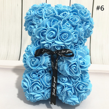Load image into Gallery viewer, Eternal Teddy Bear Artificial Rose Flower