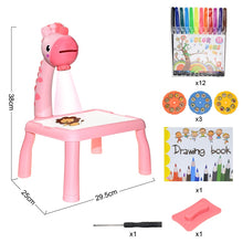 Load image into Gallery viewer, NEW Children Led Projector Art Drawing Table Toys Kids Painting Board Desk Arts Crafts Educational Learning Paint Tools
