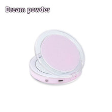 Load image into Gallery viewer, LED Lighted Vanity Travel Makeup Mirror Foldable Compact USB Charging Cosmetic Makeup Mirror Light Beauty Tools