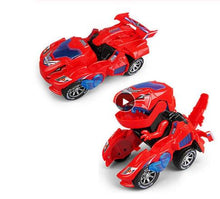 Load image into Gallery viewer, New Dinosaur Transformed Electric Toy Car General Wheeled Robot Refitting Car Children's Gift Lamp
