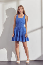 Load image into Gallery viewer, Scoop Neck Tiered Midi Dress