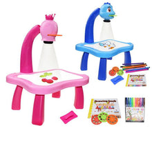 Load image into Gallery viewer, NEW Children Led Projector Art Drawing Table Toys Kids Painting Board Desk Arts Crafts Educational Learning Paint Tools