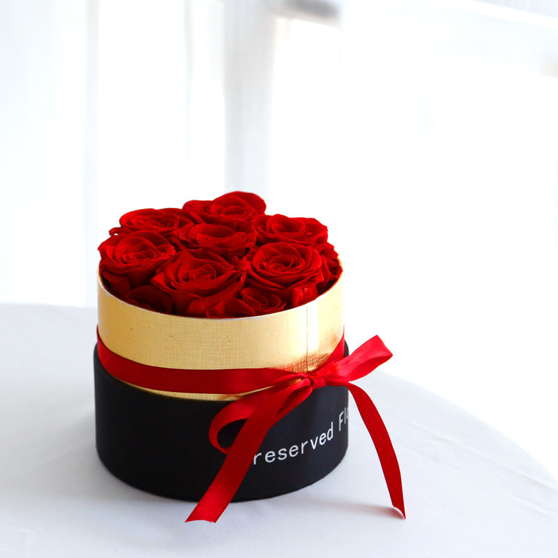The eternity bloom Preserved Flower Rose Gift Box Bucket