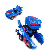 Load image into Gallery viewer, New Dinosaur Transformed Electric Toy Car General Wheeled Robot Refitting Car Children's Gift Lamp