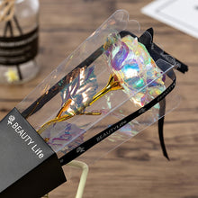 Load image into Gallery viewer, Romantic Valentine's Day Flowers 24K Gold Foil Rose Flower Galaxy Mother's Day New Year Gift Artificial Roses Wedding Flowers