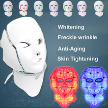 Load image into Gallery viewer, 7 Color Photon LED Facial Neck Mask