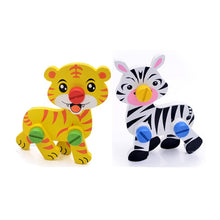 Load image into Gallery viewer, Wooden Assembling Chair Montessori Toys Baby Educational Wooden Toy Preschool Multifunctional Variety Nut Combination Chair Tool