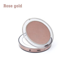 Load image into Gallery viewer, LED Lighted Vanity Travel Makeup Mirror Foldable Compact USB Charging Cosmetic Makeup Mirror Light Beauty Tools