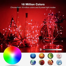 Load image into Gallery viewer, New LED String Lights For Christmas Tree Decor App Remote Control RGB Lighting String
