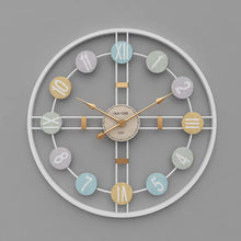 Load image into Gallery viewer, Metal Roman Numeral DIY Decor Wall Clock For Home LivingRoom Decor Round Watch