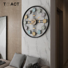 Load image into Gallery viewer, Metal Roman Numeral DIY Decor Wall Clock For Home LivingRoom Decor Round Watch