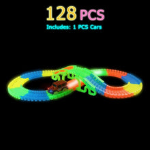 Load image into Gallery viewer, 2.1 Glowing Race Track Bend Flex Flash in the Dark Assembly Flexible