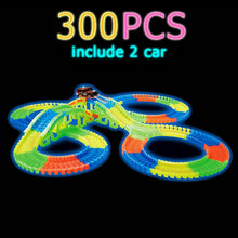 Load image into Gallery viewer, 2.1 Glowing Race Track Bend Flex Flash in the Dark Assembly Flexible