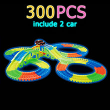 Load image into Gallery viewer, 2.1 Glowing Race Track Bend Flex Flash in the Dark Assembly Flexible