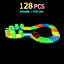 Load image into Gallery viewer, 2.1 Glowing Race Track Bend Flex Flash in the Dark Assembly Flexible
