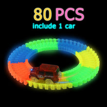 Load image into Gallery viewer, 2.1 Glowing Race Track Bend Flex Flash in the Dark Assembly Flexible