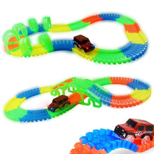 Load image into Gallery viewer, 2.1 Glowing Race Track Bend Flex Flash in the Dark Assembly Flexible