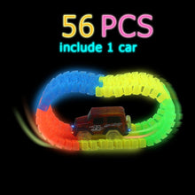 Load image into Gallery viewer, 2.1 Glowing Race Track Bend Flex Flash in the Dark Assembly Flexible