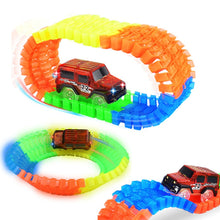Load image into Gallery viewer, 2.1 Glowing Race Track Bend Flex Flash in the Dark Assembly Flexible