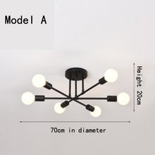 Load image into Gallery viewer, Modern Creative Lighting Warm And Romantic Golden Bedroom Modern Minimalist Personality Living Room Dining Room Ceiling Lamps