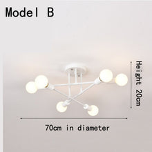 Load image into Gallery viewer, Modern Creative Lighting Warm And Romantic Golden Bedroom Modern Minimalist Personality Living Room Dining Room Ceiling Lamps