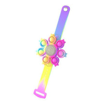 Load image into Gallery viewer, NEW octopus Spinning top Popping Fidget Toys Its Anti stress Wristband Whirl Light Silicagel Bracelet Kawaii Push Bubble Kids gifts