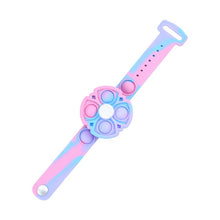 Load image into Gallery viewer, NEW octopus Spinning top Popping Fidget Toys Its Anti stress Wristband Whirl Light Silicagel Bracelet Kawaii Push Bubble Kids gifts