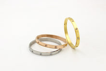 Load image into Gallery viewer, Beautiful Lovers Bracelets: Stainless Steel Bangles and Bangles Golden
