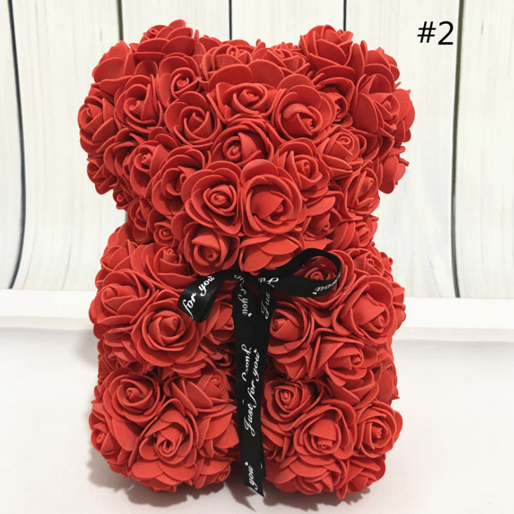 Eternal Teddy Bear Artificial  Rose Flower