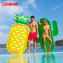Load image into Gallery viewer, Inflatable Giant Pool Float Mattress Toys Watermelon Pineapple Cactus Beach Water Swimming Ring Lifebuoy Sea Party
