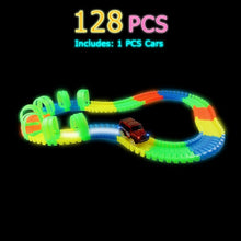 Load image into Gallery viewer, 2.1 Glowing Race Track Bend Flex Flash in the Dark Assembly Flexible
